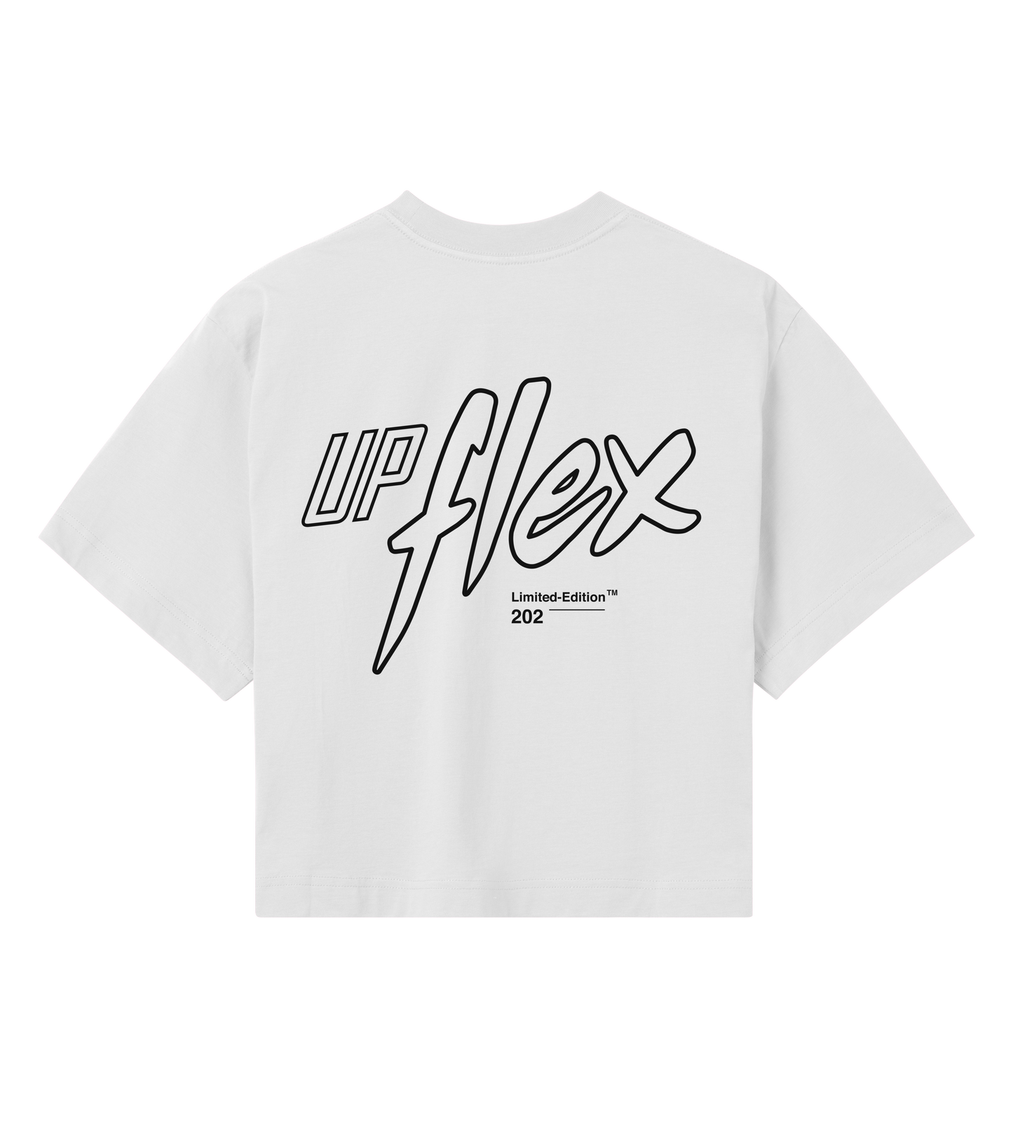 Upflex Womans Crop Top in white - Limited Edition