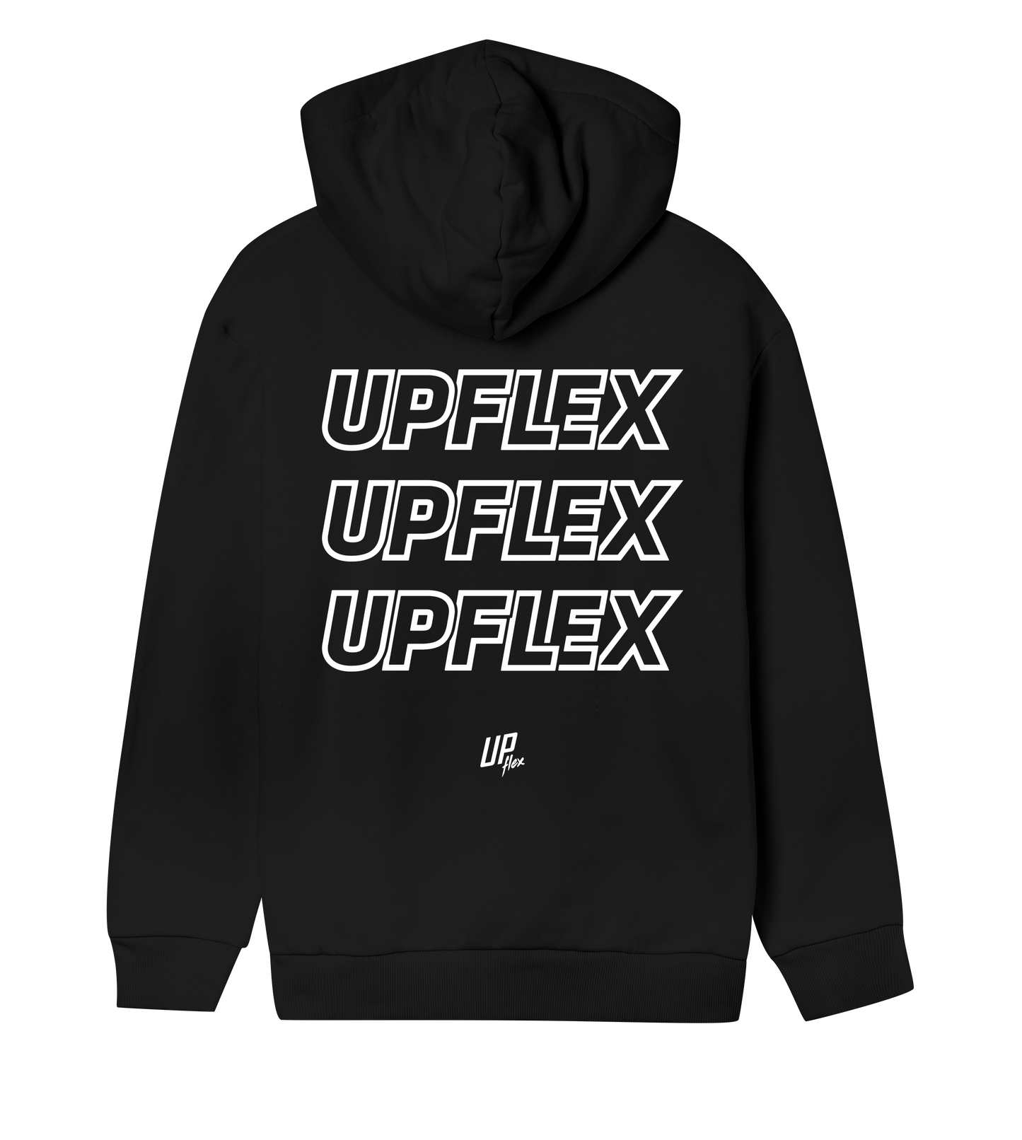 Upflex Womens Regular Hoodie in black