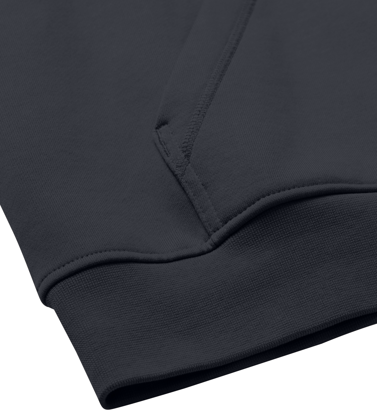 Upflex Boxy Hoodie in off-black