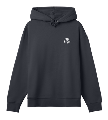 Upflex Womens Oversized Hoodie in off-black