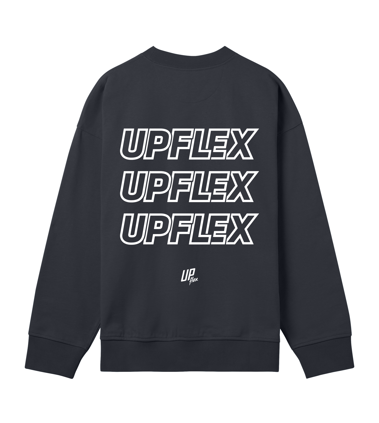 Upflex Boxy Sweatshirt in off-black