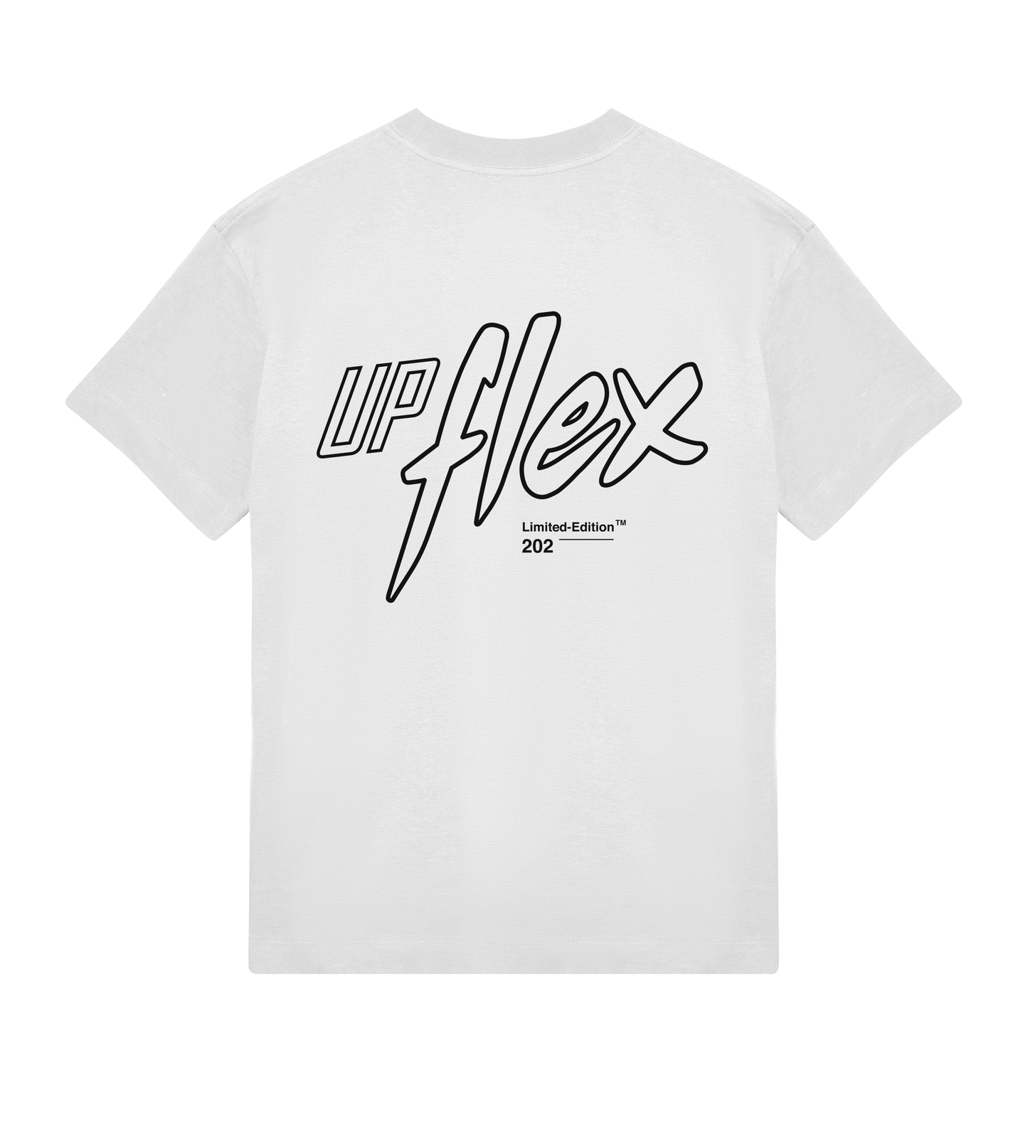 Upflex Boxy Tee in white - Limited Edition