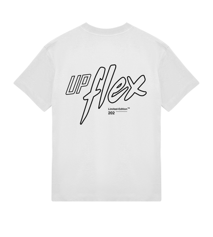 Upflex Boxy Tee in white - Limited Edition